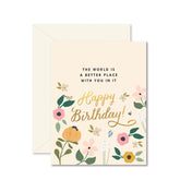 World Is A Better Place Card